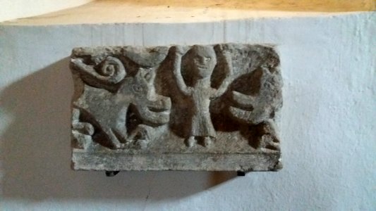 Vinezac - Église Notre-Dame-de-l'Annonciation - Daniel dans la fosse aux lions
