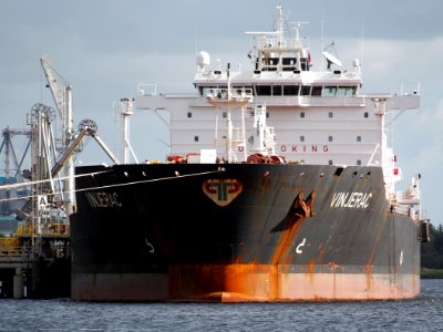 Vinjerac - IMO 9489194 at the Australiehaven, Port of Amsterdam
