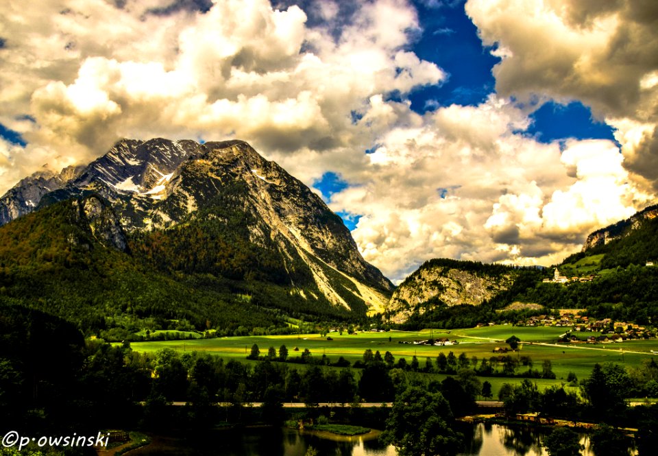 Village Under The Mountain Grimming Austria (183668297)