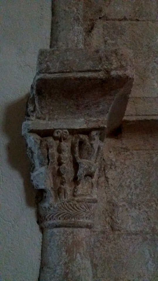 Vinezac - Église Notre-Dame-de-l'Annonciation - Chapiteau