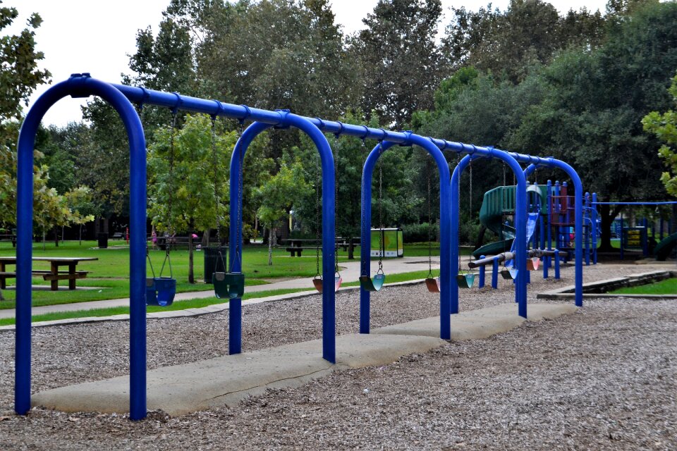 Houston texas blue swings