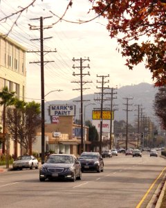 Vineland ave looking southward