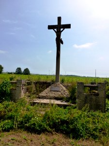 Vincly (Pas-de-Calais, Fr) croix de chemin