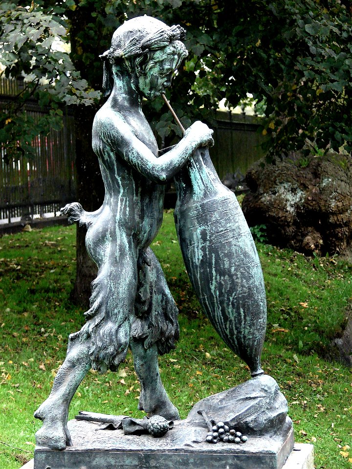 Vinsugende satyrdreng