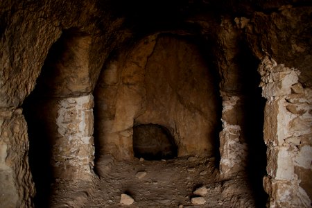 Views of a cave at the Monastery of Saint Matthew 07