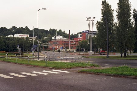 Viinikka roundabout in Tampere Aug2009