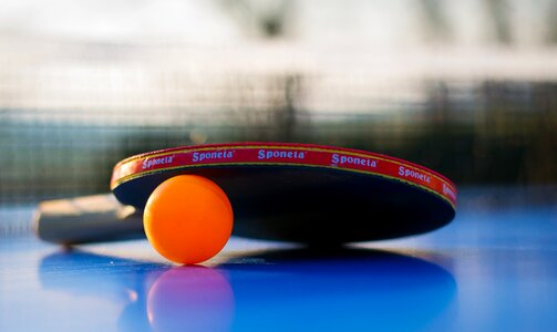Play table tennis ping-pong photo