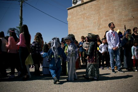 Views of the Palm Sunday parade and festival of 2018 in alQosh 03