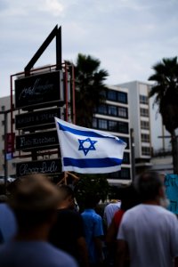 Views of the solidarity protest for Rojava organized by Kurdish Jews on October 15th of 2019 in Tel Aviv, Israel 41