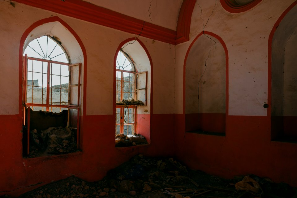 Views on 28th June 2019 around an old villa that was used as an Islamic State base and then PMF base in Sinjar's old city 01