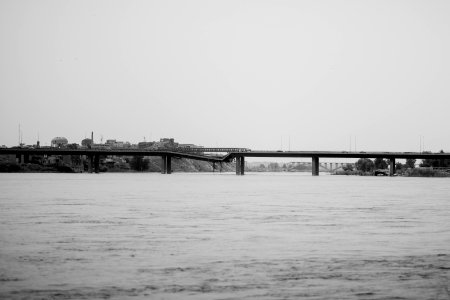 Views of the old city of Mosul along the river Tiger, in summer of 2019 after war with the Islamic State 07