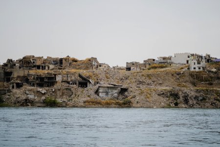 Views of the old city of Mosul along the river Tiger, in summer of 2019 after war with the Islamic State 11