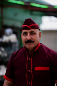 Views of the owner and his son of a recently reopened restaurant in Shingal, following war with the Islamic State 03