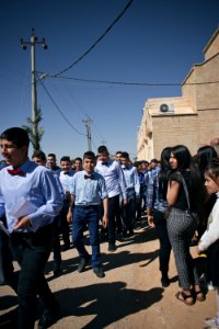 Views of the Palm Sunday festival and parade in 2018 in alQosh, a Chaldean Catholic town 07