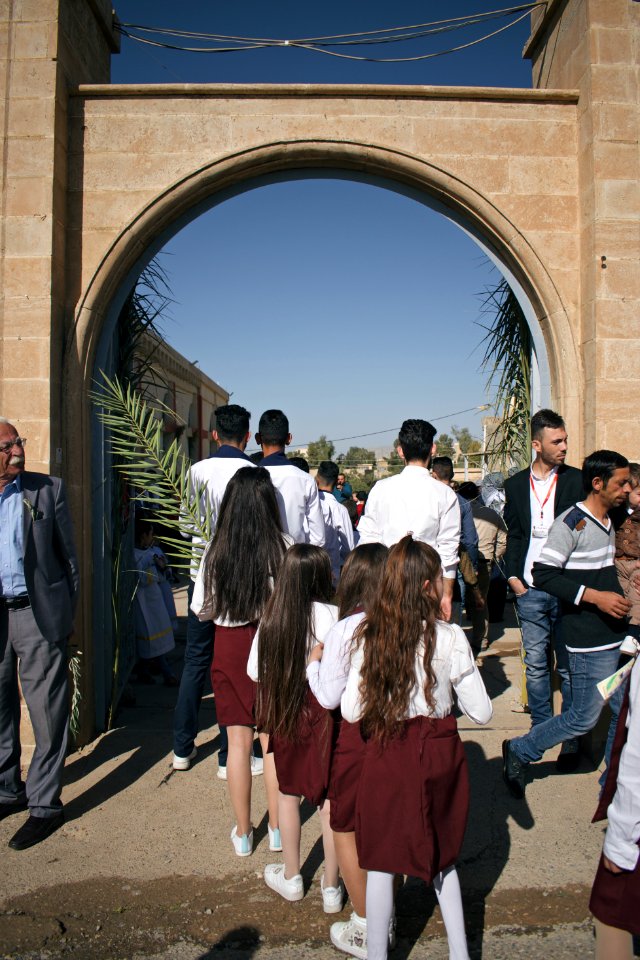 Views of the Palm Sunday celebration in 2018 in alQosh 05