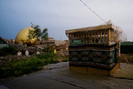 Views of the Shia shrine of Zakr al-Deen in Shingal, partially destroyed by the Islamic State 17