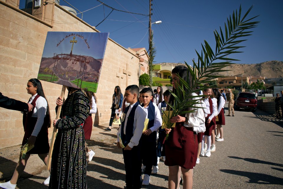 Views of the Palm Sunday celebration in 2018 in alQosh 09