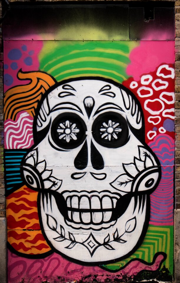 Painted wall art