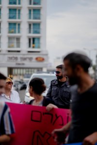 Views of the solidarity protest for Rojava organized by Kurdish Jews on October 15th of 2019 in Tel Aviv, Israel 22