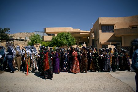 Views of the Palm Sunday parade and festival of 2018 in alQosh 18