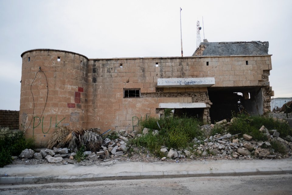 Views of the old Baathi fortress in April of 2019 in Shingal 11