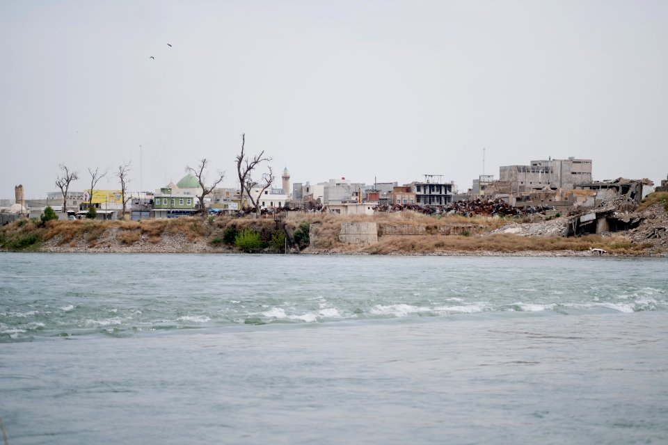 Views of the old city of Mosul along the river Tiger, in summer of 2019 after war with the Islamic State 10