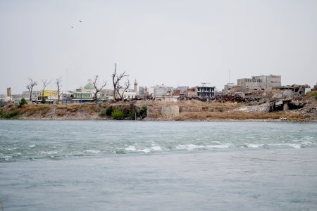 Views of the old city of Mosul along the river Tiger, in summer of 2019 after war with the Islamic State 10