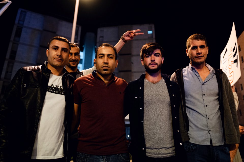Views of the solidarity protest for Rojava organized by Kurdish Jews on October 12th 2019 in Jerusalem, Israel 31