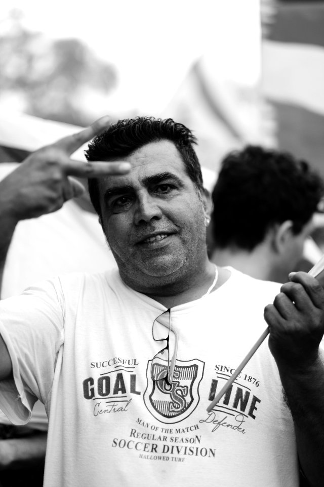 Views of the solidarity protest for Rojava organized by Kurdish Jews on October 15th, 2019 in Tel Aviv, Israel 29