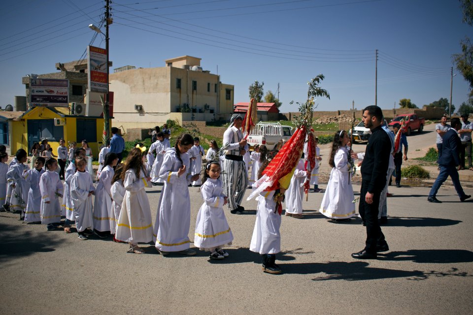 Views of the Palm Sunday parade and festival of 2018 in alQosh 21