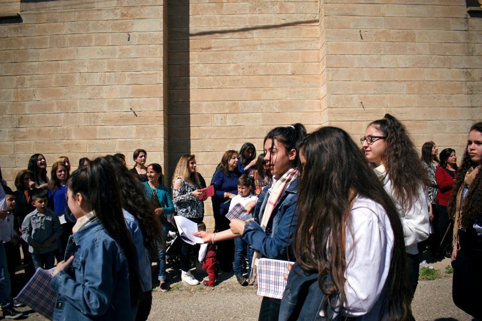 Views of the Palm Sunday parade and festival of 2018 in alQosh 12