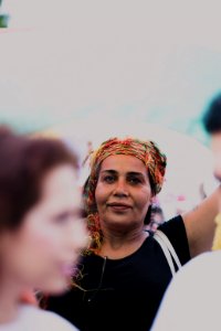 Views of the solidarity protest for Rojava organized by Kurdish Jews on October 15th, 2019 in Tel Aviv, Israel 25