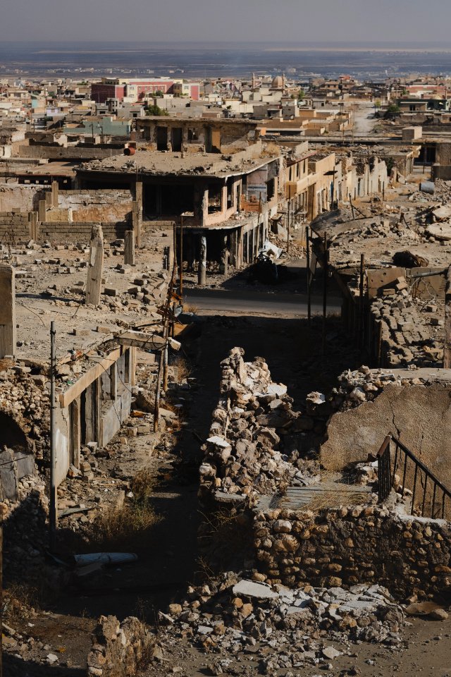 Views on 28th June 2019 from the Catholic cathedral in Sinjar 19