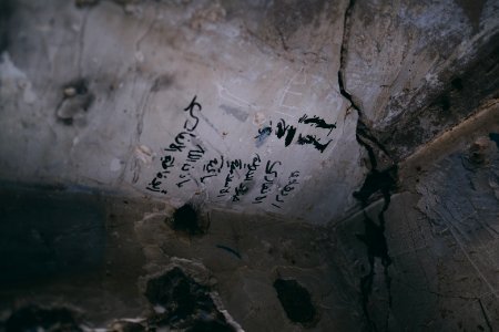 Views on 28th June 2019 around an old villa that was used as an Islamic State base and then PMF base in Sinjar's old city 23