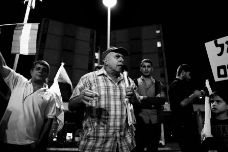 Views of the solidarity protest for Rojava organized by Kurdish Jews on October 12th 2019 in Jerusalem, Israel 25