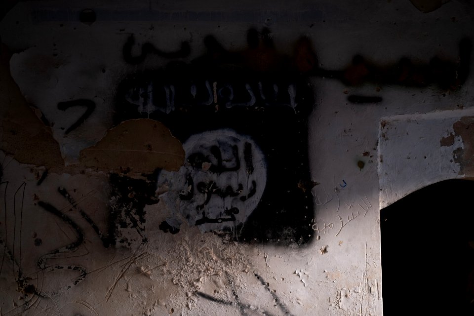 Views on 28th June 2019 around an old villa that was used as an Islamic State base and then PMF base in Sinjar's old city 41