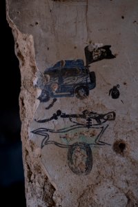 Views on 28th June 2019 around an old villa that was used as an Islamic State base and then PMF base in Sinjar's old city 42