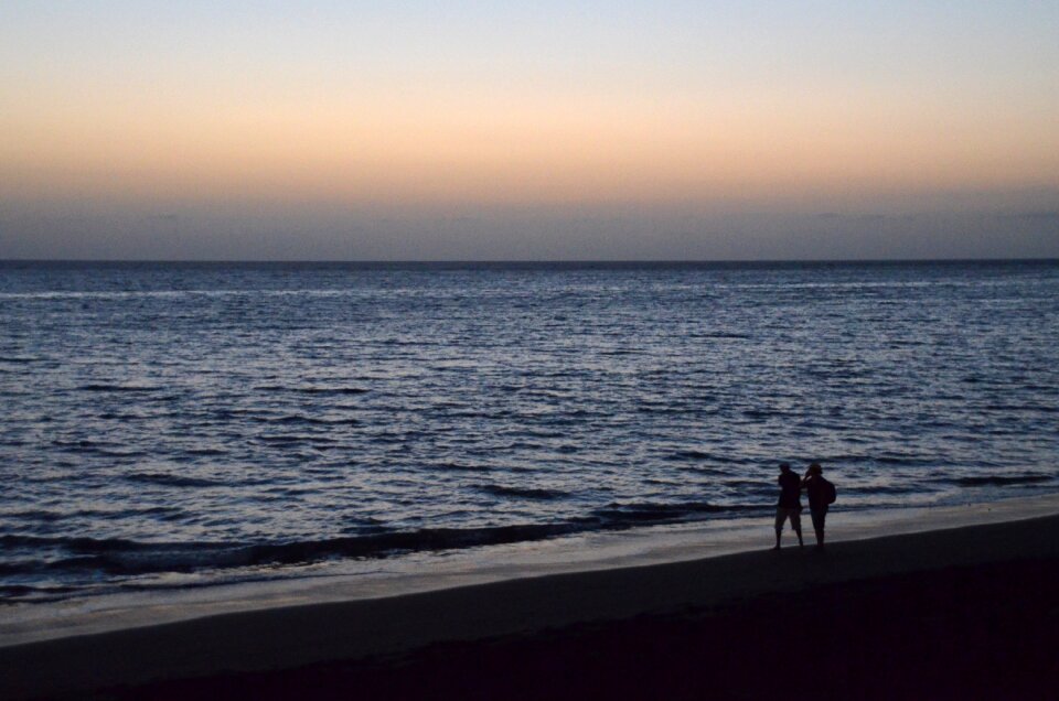 Beach sunset romantic