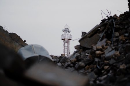Views in May of 2019 around the ruined old city of Shingal after the war with the Islamic State 48