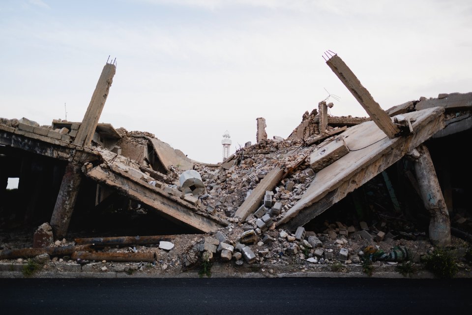 Views in May of 2019 around the ruined old city of Shingal after the war with the Islamic State 18