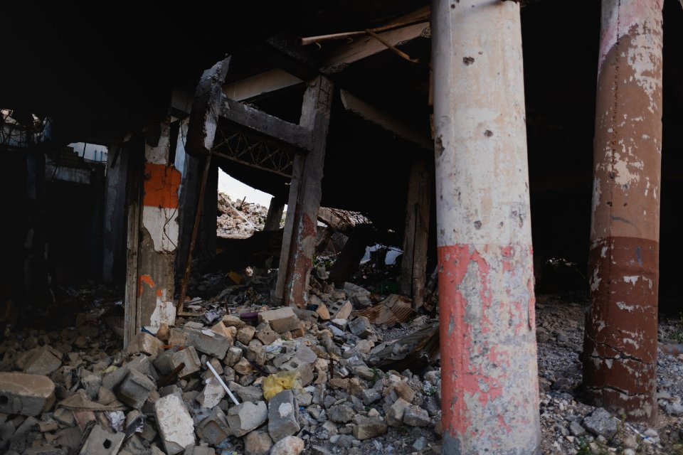 Views in May of 2019 around the ruined old city of Shingal after the war with the Islamic State 14