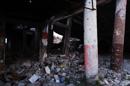 Views in May of 2019 around the ruined old city of Shingal after the war with the Islamic State 15