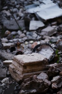 Views in May of 2019 around the ruined old city of Shingal after the war with the Islamic State 44
