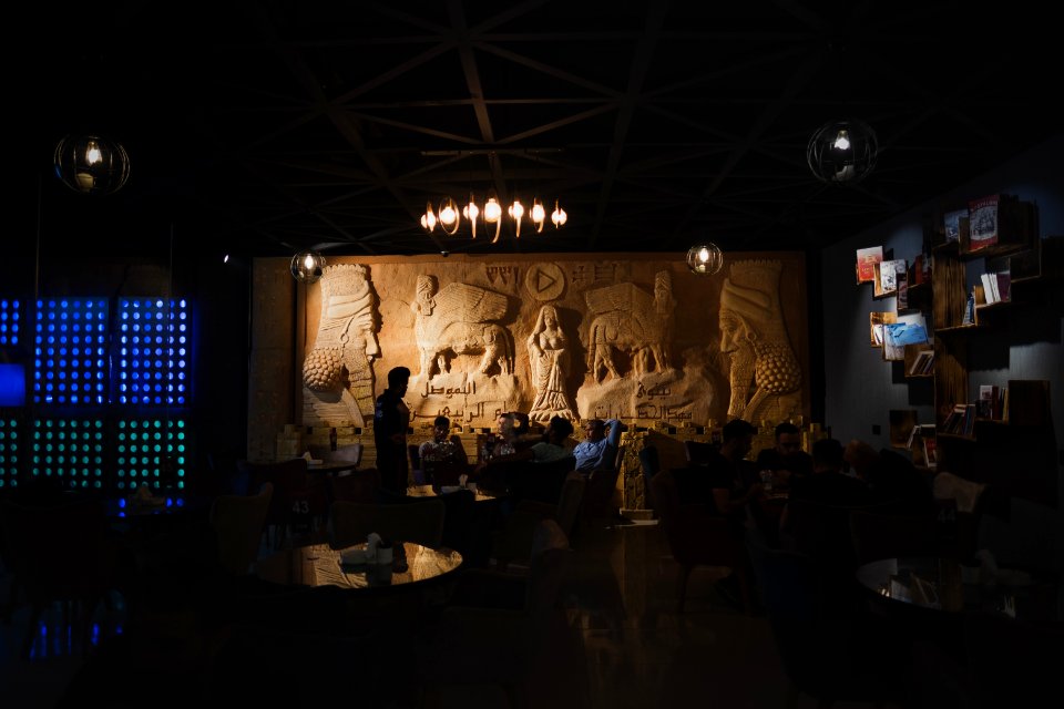Views in May of 2019 at Mosul's OneFM Radio Cafe 01