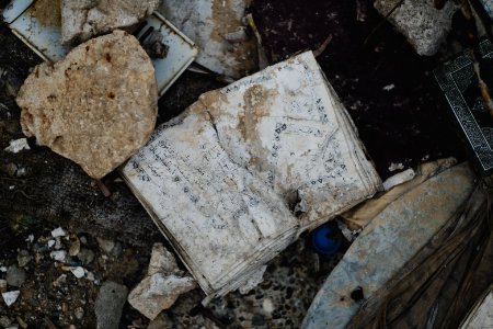 Views in May of 2019 of the downtown and old city of Shingal after the war with the Islamic State 47