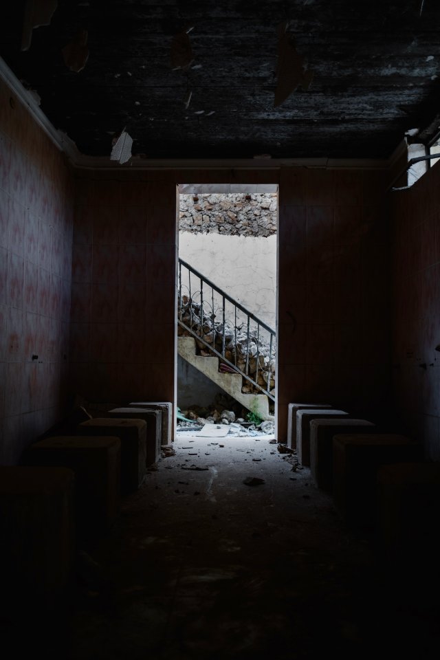 Views in May of 2019 of the ruined old city of Shingal after the war with the Islamic State 03