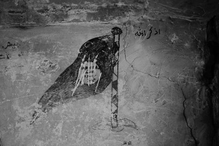 Views on 28th June 2019 around an old villa that was used as an Islamic State base and then PMF base in Sinjar's old city 28