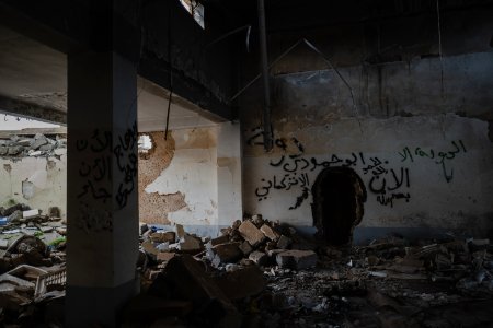 Views in May of 2019 of the ruined old city of Shingal after the war with the Islamic State 08