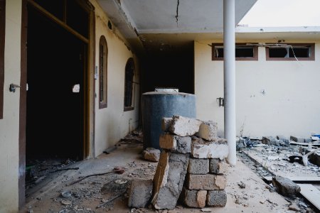 Views in May of 2019 of the ruined old city of Shingal after the war with the Islamic State 04