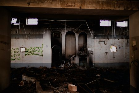Views in May of 2019 of the ruined old city of Shingal after the war with the Islamic State 05